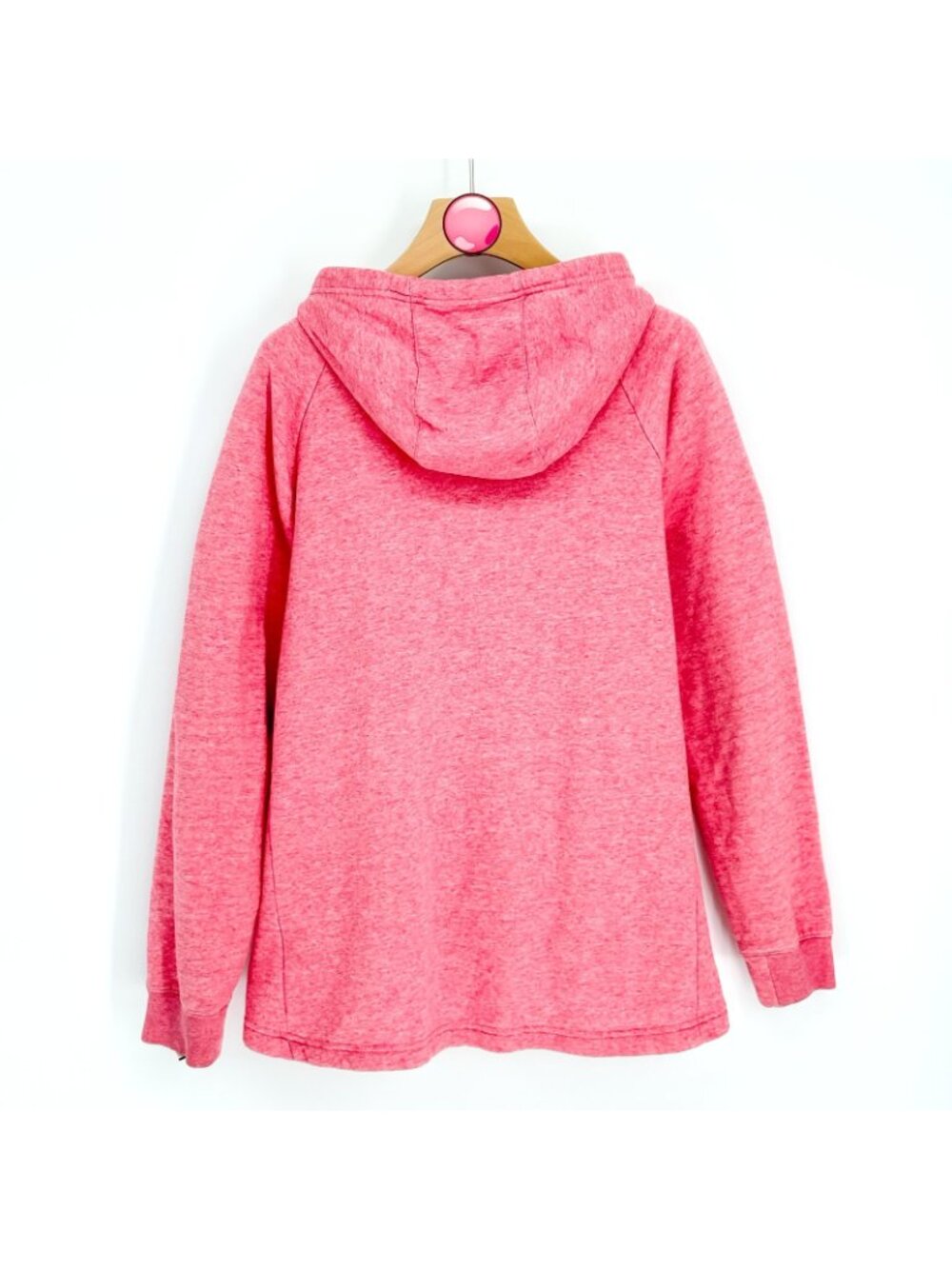 Nike Black Label Swoosh Logo Hoodie Sweatshirt (Women's Medium) Pink‎ Women's XL - Picture 4 of 6